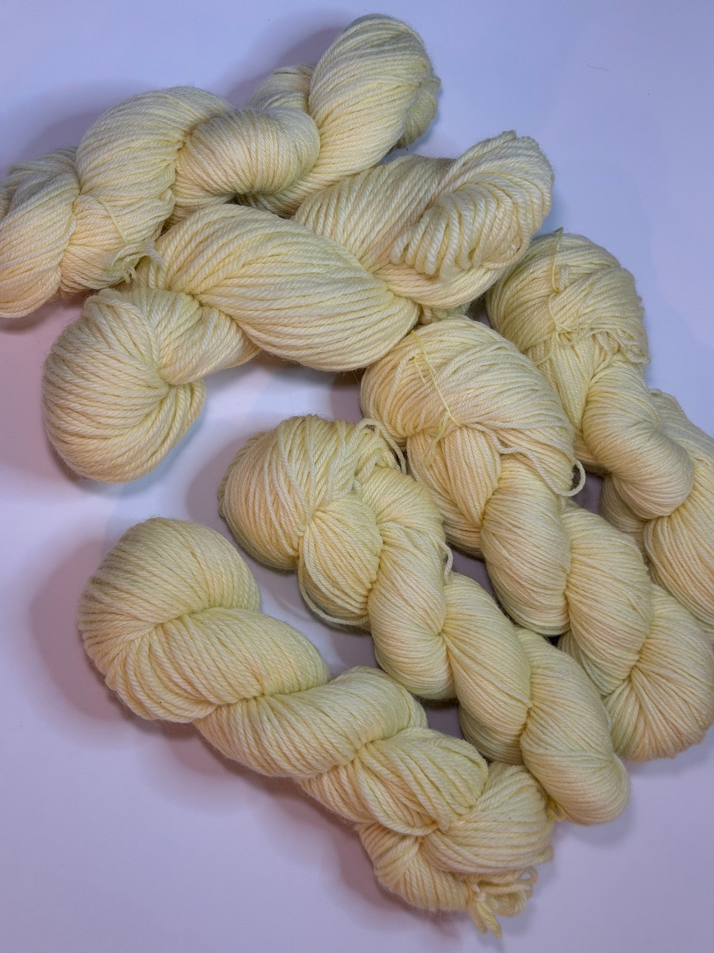 Butter Color Hand Dyed Yarn