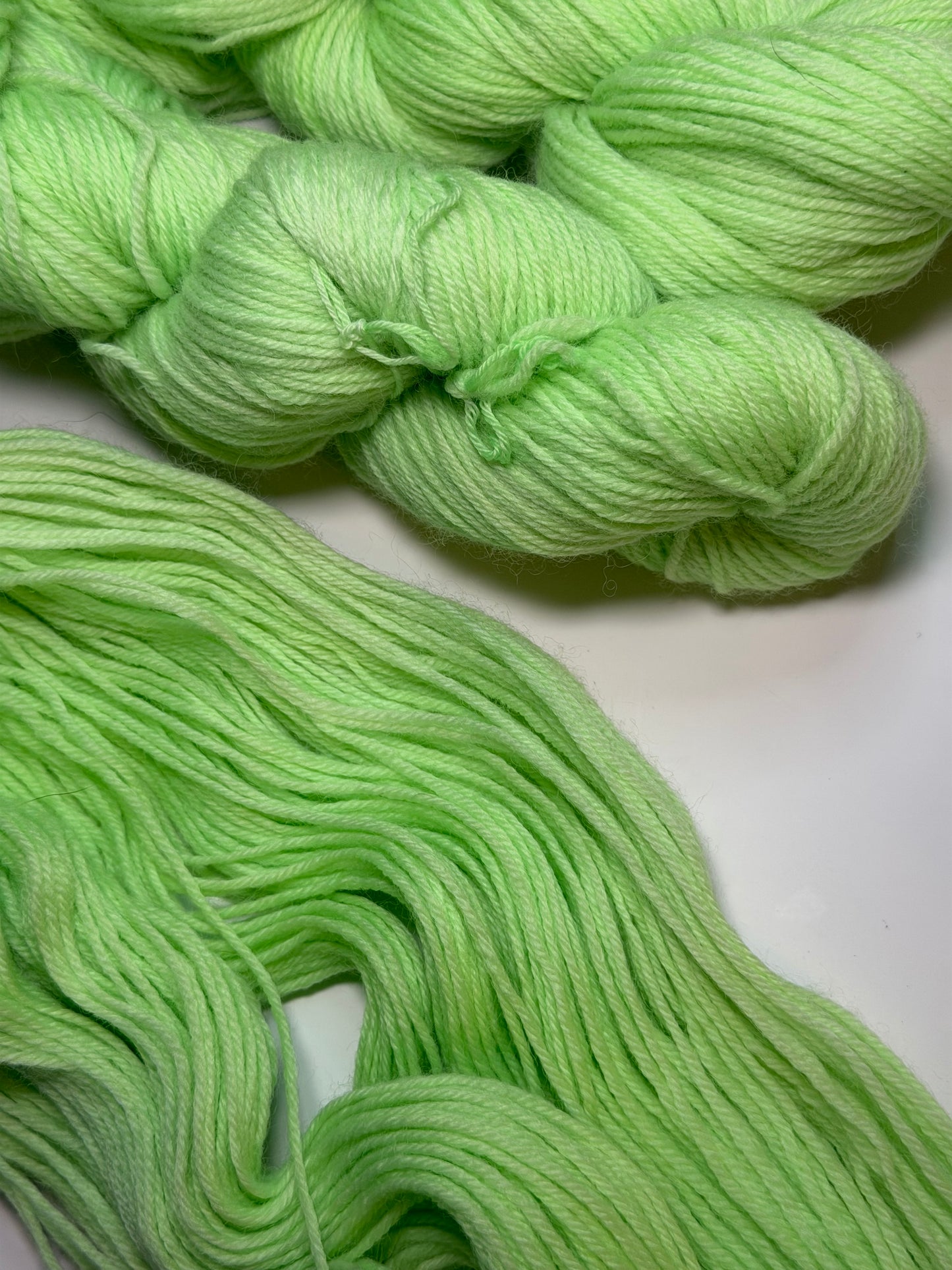 Spearmint Hand Dyed Yarn