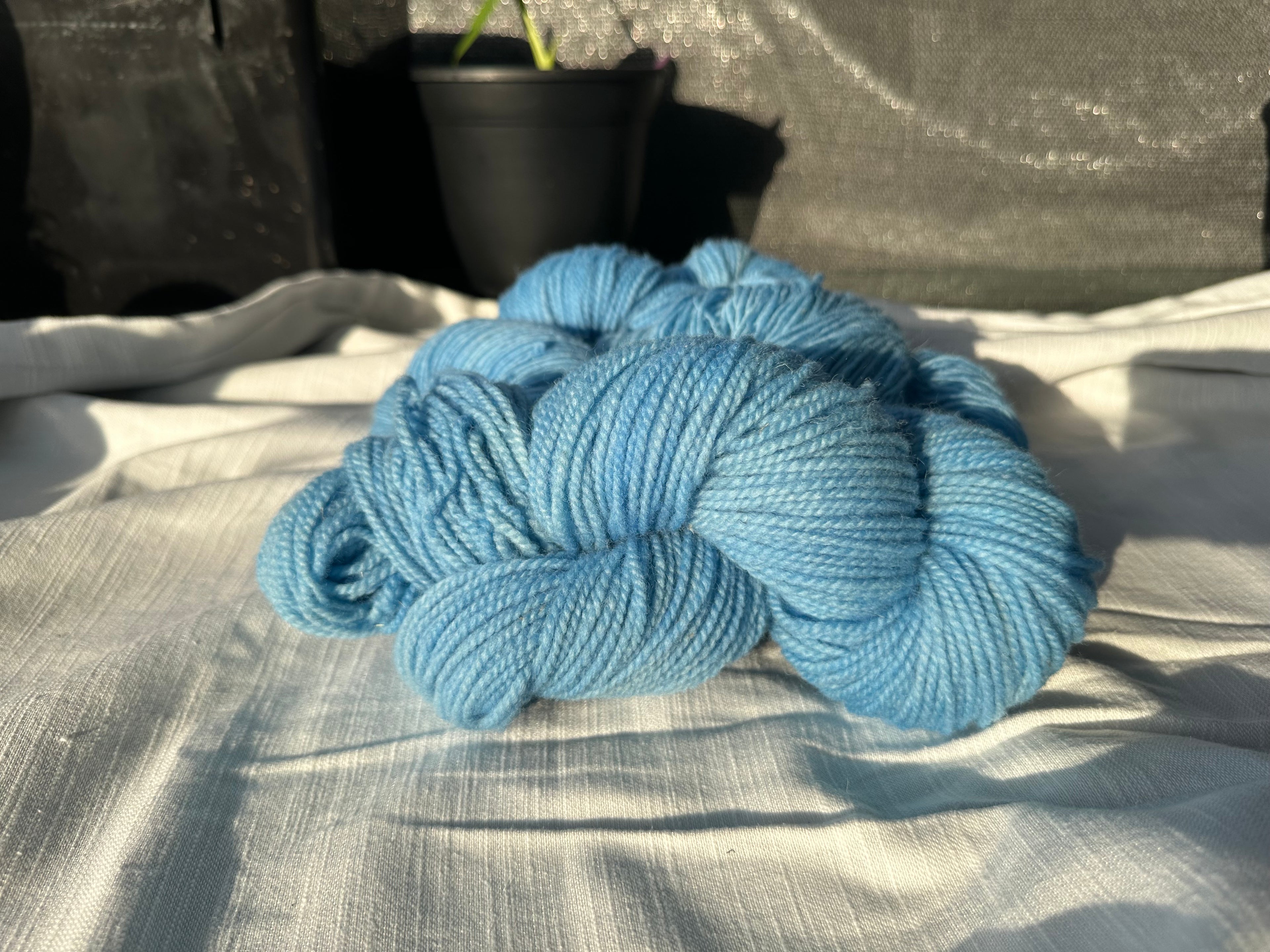 Hand-Dyed Yarn-Ocean Blue
