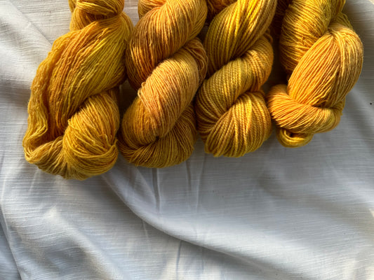 “Bee Pollen” Hand-Dyed Yarn