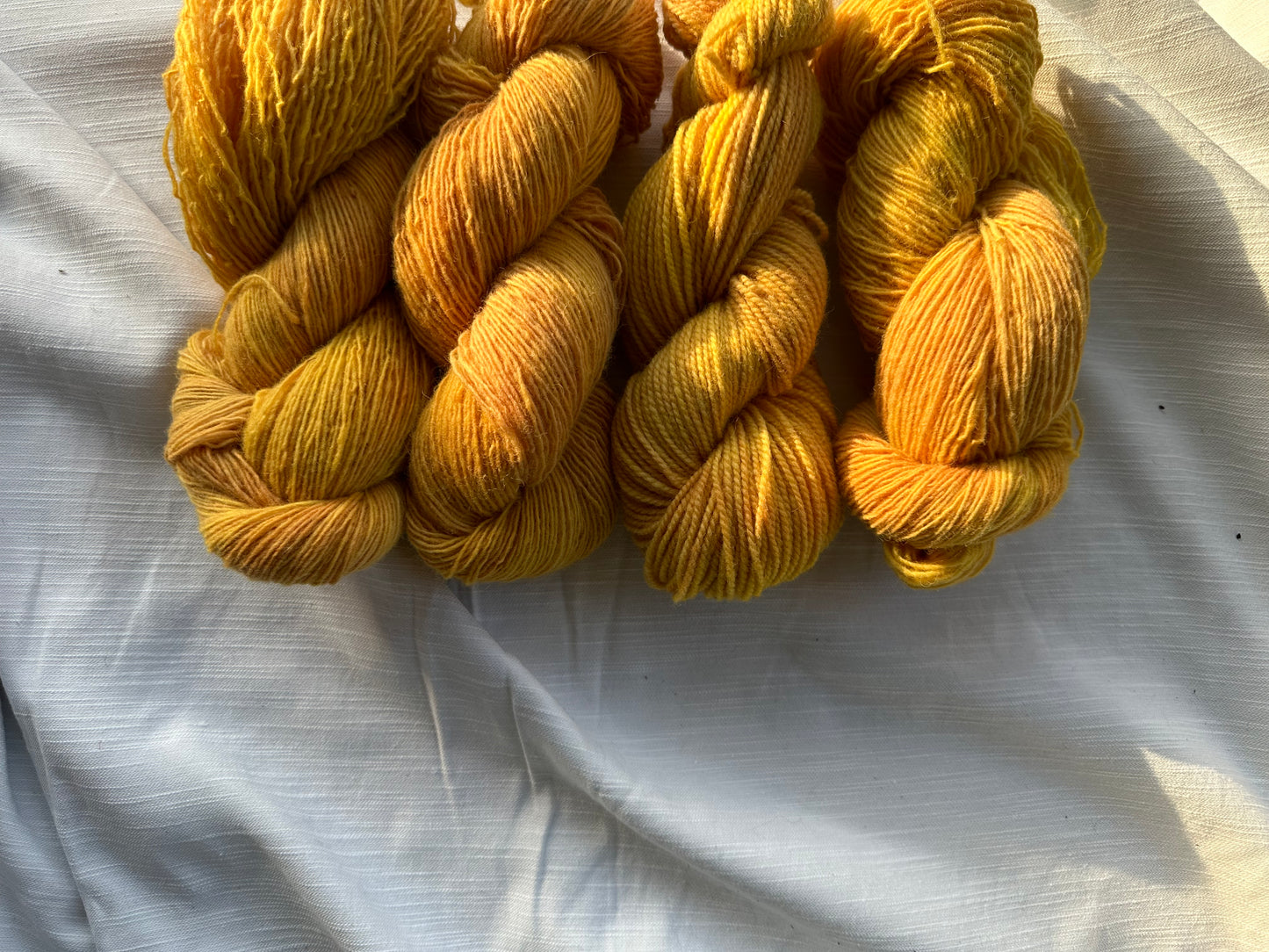 “Bee Pollen” Hand-Dyed Yarn